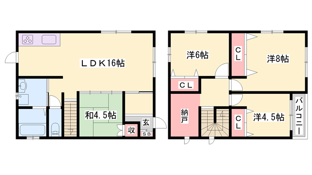 物件間取画像