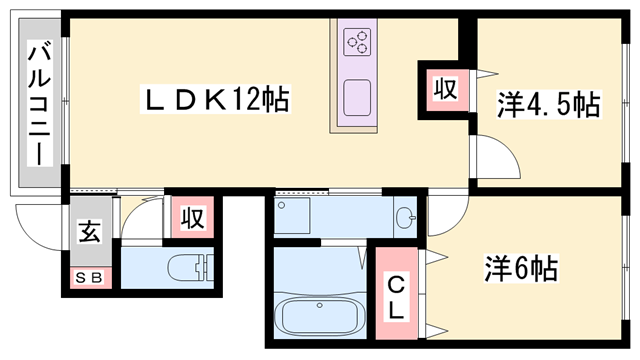 物件間取画像