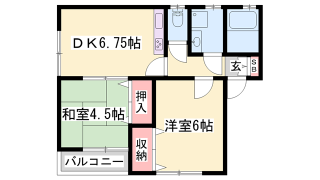 物件間取画像