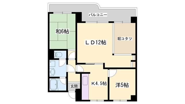 物件間取画像