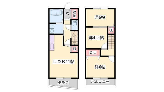 物件間取画像