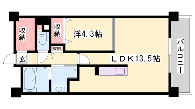THE MUSE駅南の物件間取画像