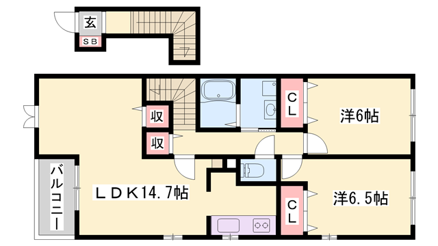 物件間取画像