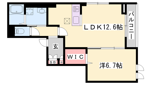物件間取画像