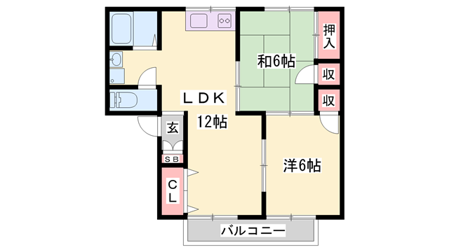 物件間取画像