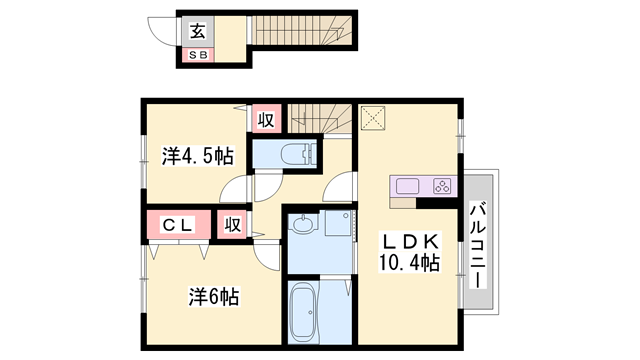 物件間取画像