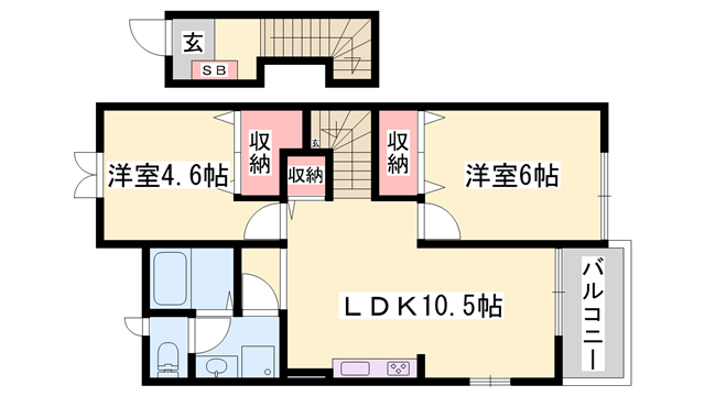 物件間取画像