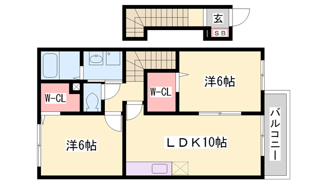 物件間取画像