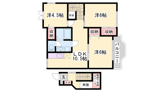 物件間取画像