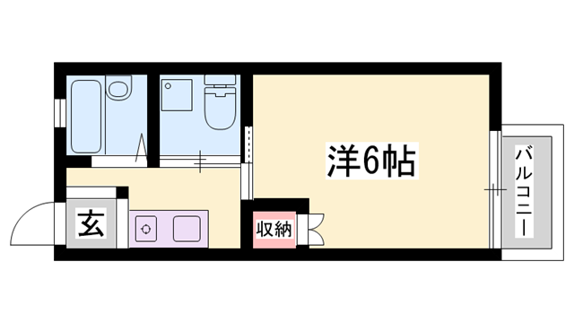 コーポ横関の物件間取画像