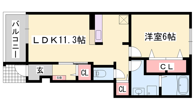 物件間取画像