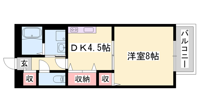 物件間取画像