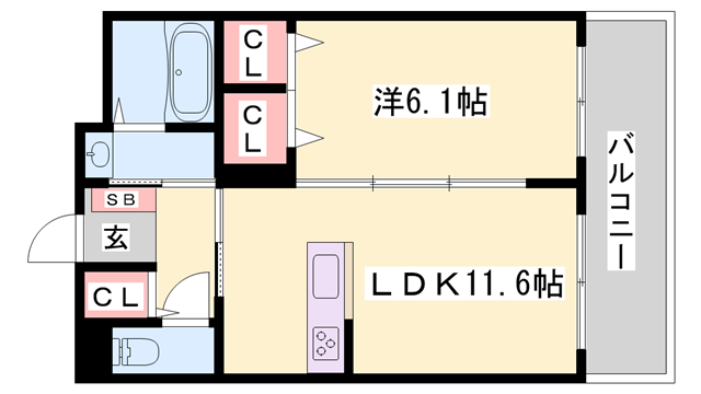 物件間取画像