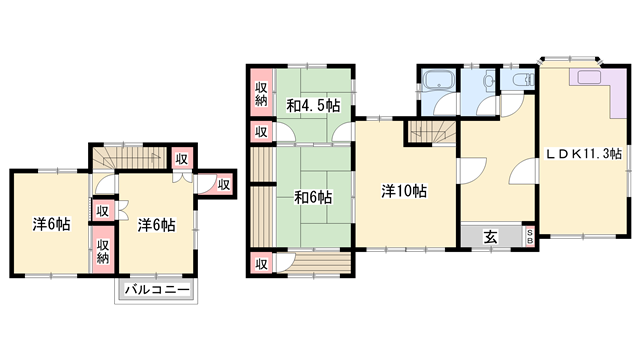 御立東戸建の物件間取画像