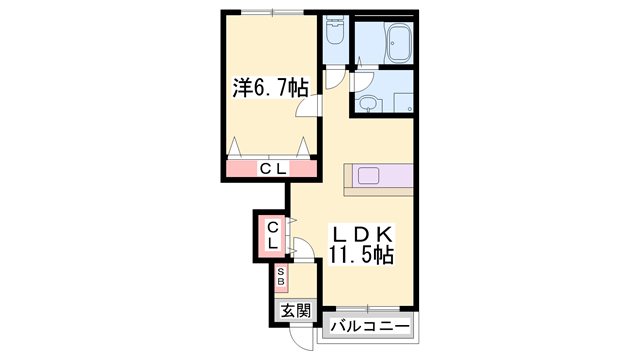 物件間取画像