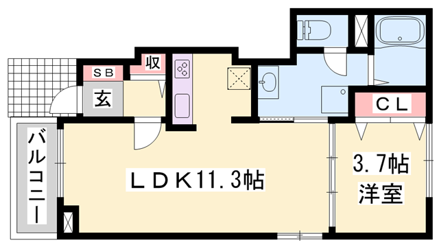 物件間取画像