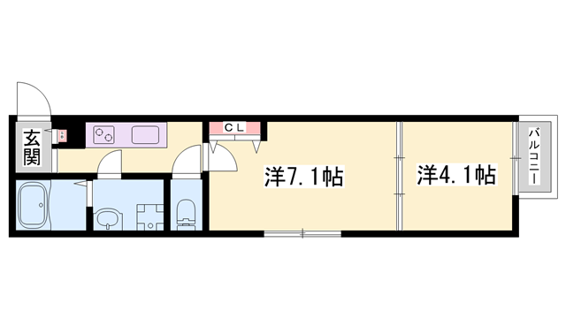 物件間取画像