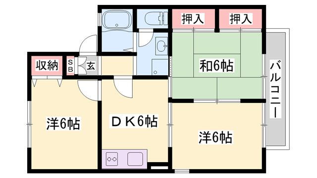 物件間取画像