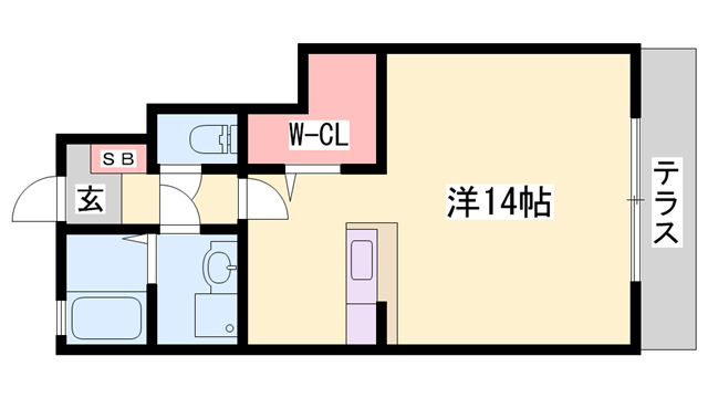 ホワイトコースト壱番館の物件間取画像