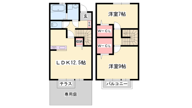 物件間取画像
