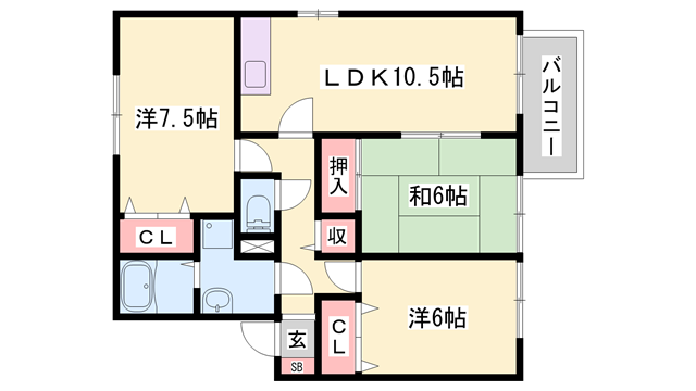 物件間取画像