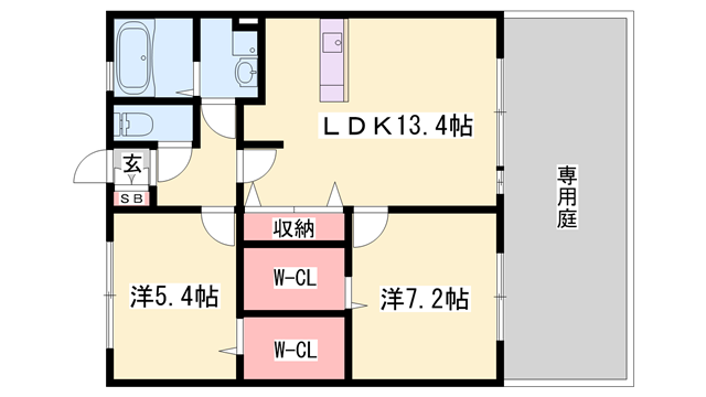 物件間取画像