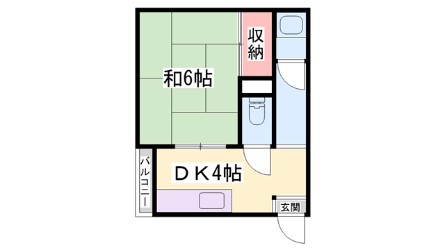 GORIハイツの物件間取画像