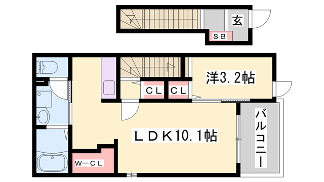物件間取画像