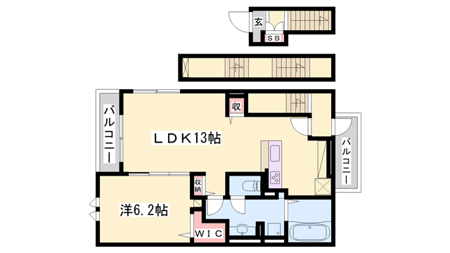 レガリアの物件間取画像