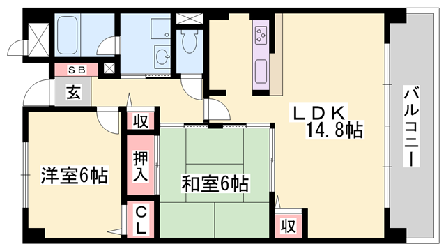 物件間取画像