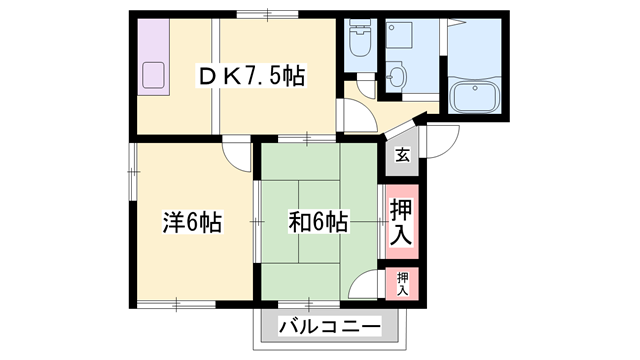 物件間取画像