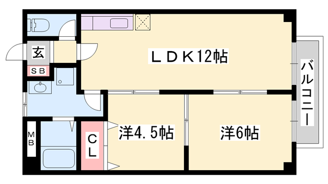 物件間取画像