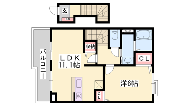 物件間取画像
