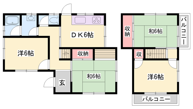 物件間取画像