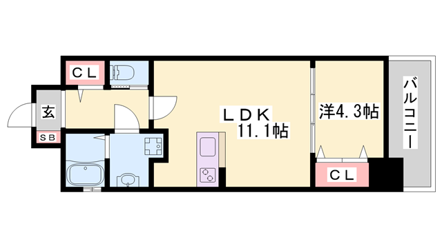 物件間取画像