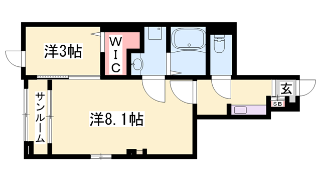 物件間取画像