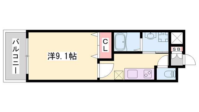 レジデンス恵美酒の物件間取画像