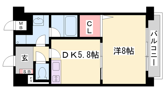 物件間取画像