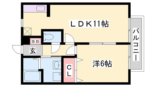 物件間取画像