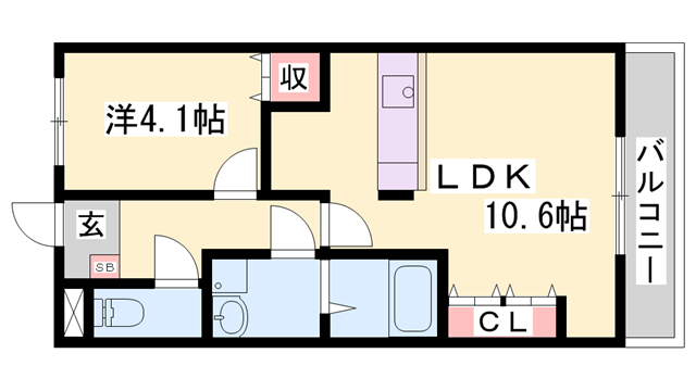 ローズパラーシオの物件間取画像