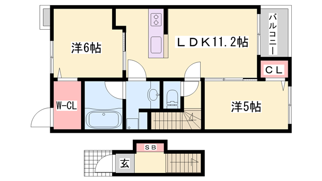 物件間取画像