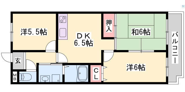 物件間取画像