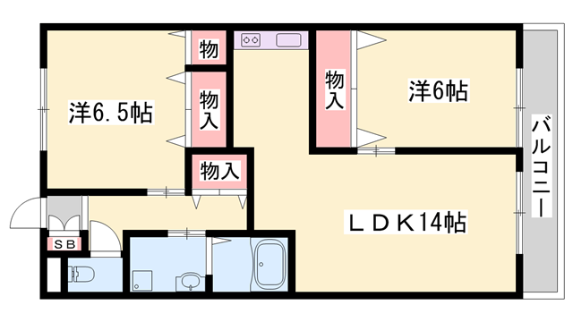 物件間取画像