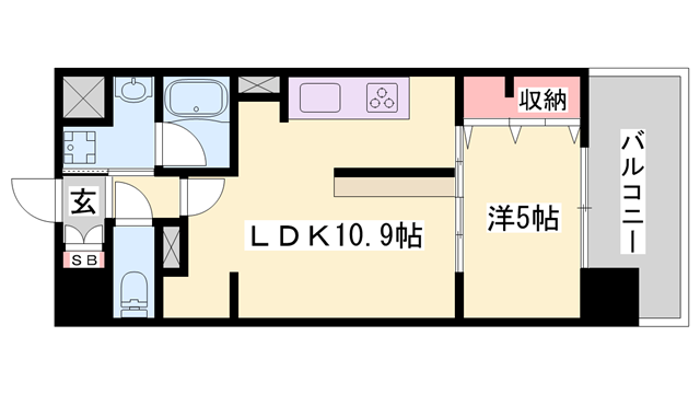 物件間取画像