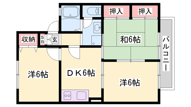 物件間取画像