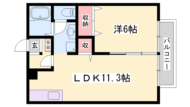 物件間取画像