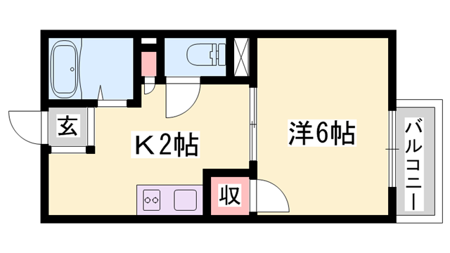 ローズハイツの物件間取画像