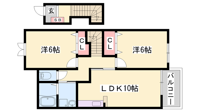 物件間取画像