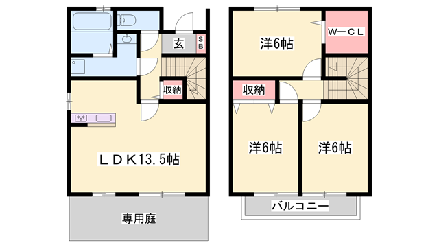 物件間取画像