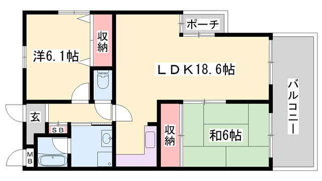 物件間取画像